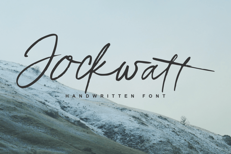 Jockwatt Script Font