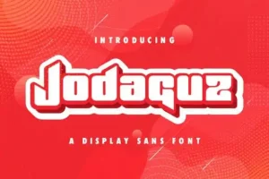 Jodaguz Display Font
