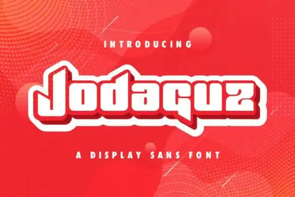 Jodaguz Display Font