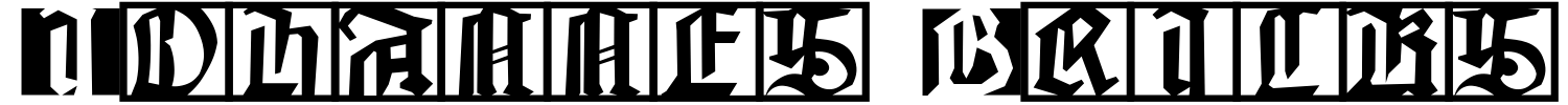 Johannes Bricks Font | 1001 Free Fonts