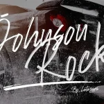 Johnson Rock Brush Font