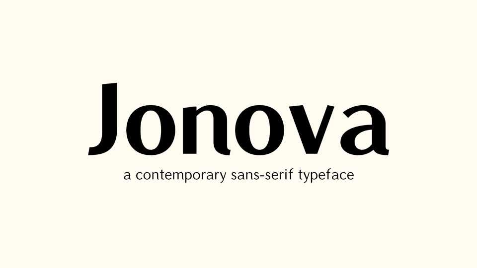 Jonova Font Family › Fontesk