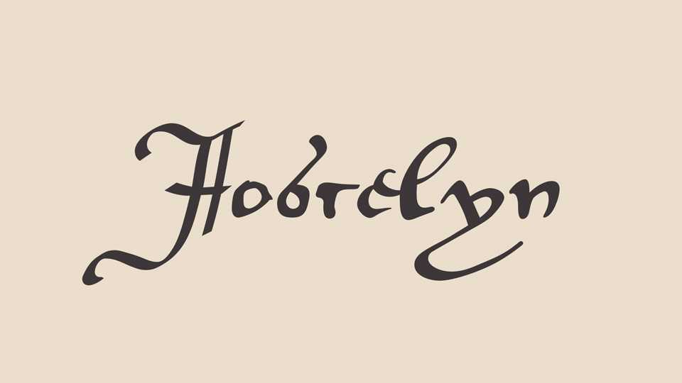 Joscelyn Script Font › Fontesk
