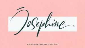 Josephine Script › Fontesk