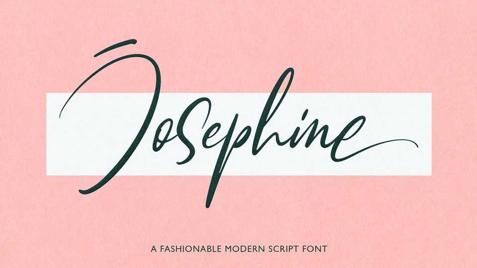 Josephine Script › Fontesk