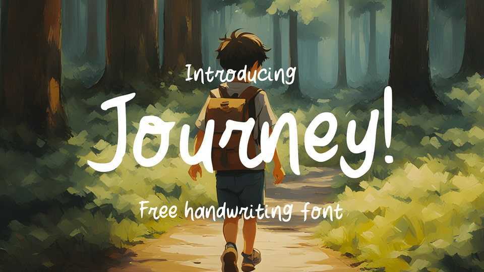 Journey Font › Fontesk