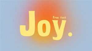 Joy Font › Fontesk