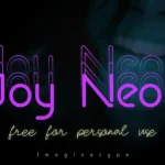 Joy Neon Font