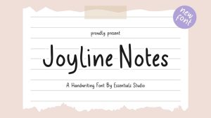 Joyline Notes Font › Fontesk