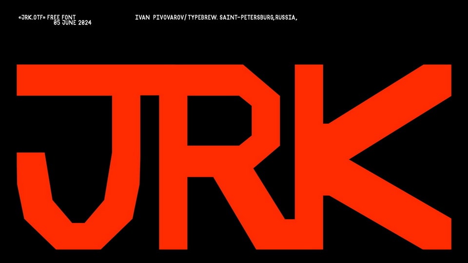 JRK.OTF Font › Fontesk