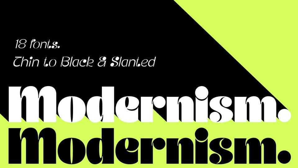 JT Modernism Font › Fontesk