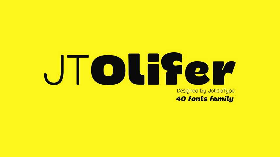 JT Olifer Font › Fontesk