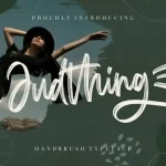 Judthing Brush Font - Fonte Grátis Judthing Brush Font