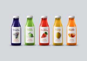 Juice Bottle Mockup