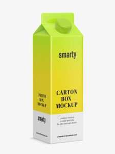 Juice box mockup