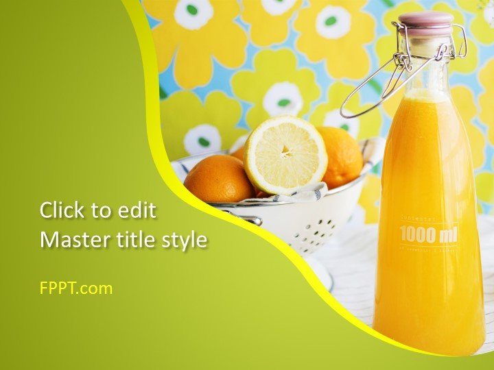 Juice PowerPoint Template