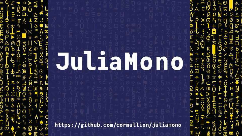 JuliaMono Font Family › Fontesk
