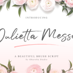 Julietta Messie Brush Script Font