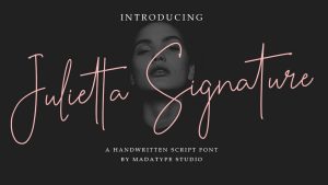 Julietta Signature Font › Fontesk