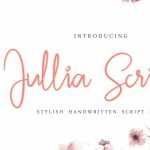 Jullia Script Font › Fontesk