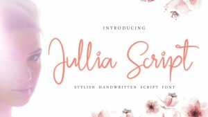 Jullia Script Font › Fontesk