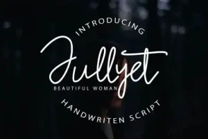Jullyet Handwritten Font