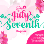 July Seventh Font