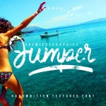 Jumper Handwritten Font - Fonte Grátis Jumper Handwritten Font