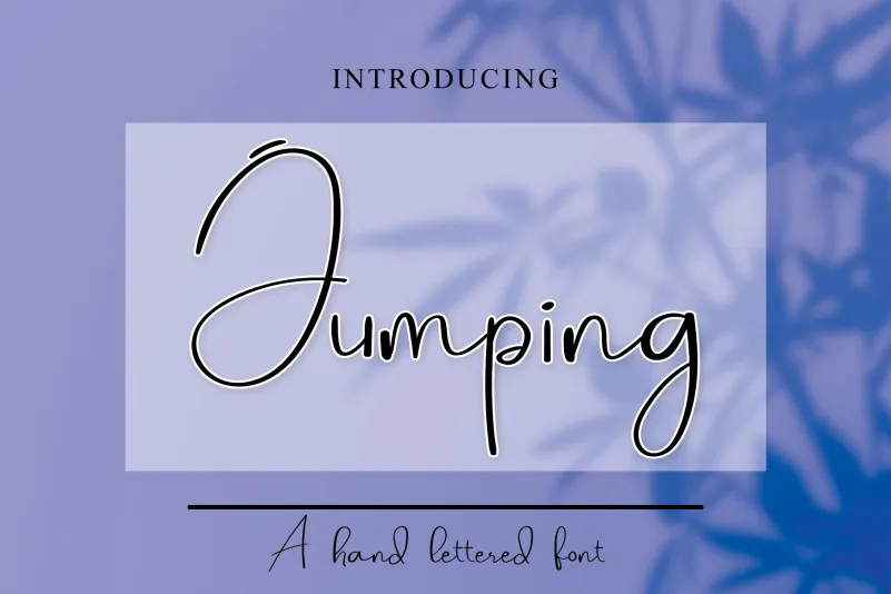 Jumping Font