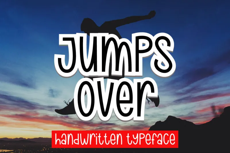 Jumps Over Font