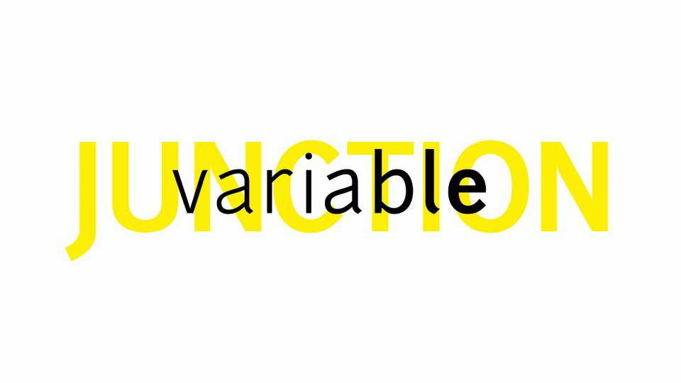 Junction Variable Font › Fontesk