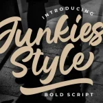 Junkies Style Brush Font