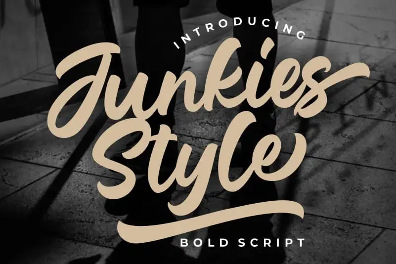 Junkies Style Brush Font