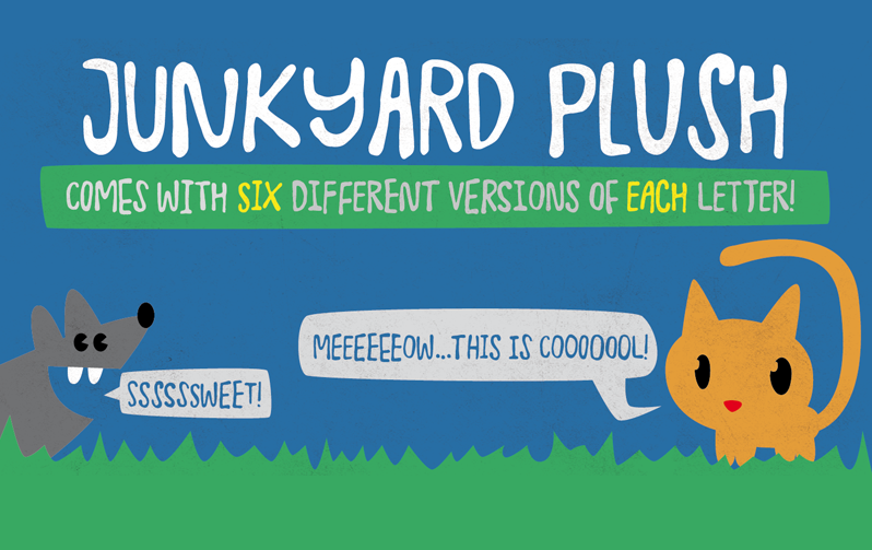 Junkyard Plush Font