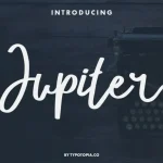 Jupiter Fancy Script Font