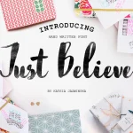 Just Believe Font - Fonte Grátis Just Believe Font