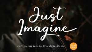 Just Imagine Font › Fontesk
