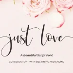 Just Love Script Font