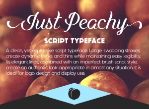 Just Peachy Font