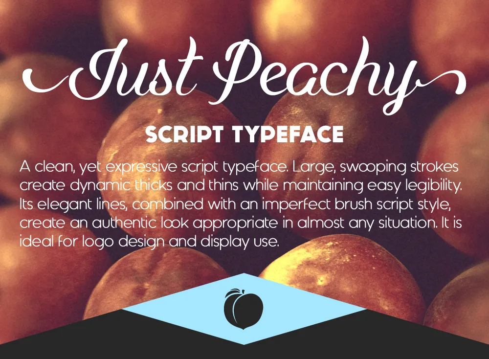 Just Peachy Font
