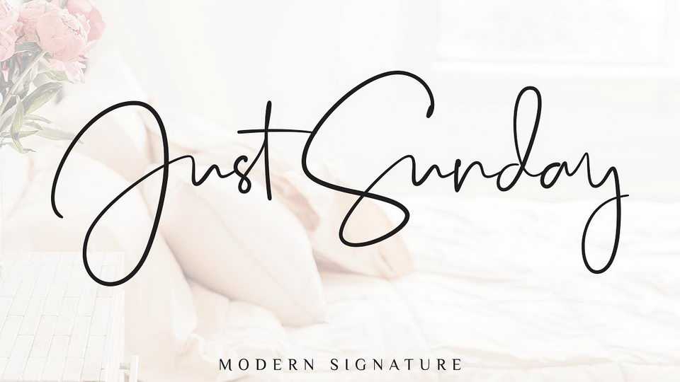 Just Sunday Script Font › Fontesk