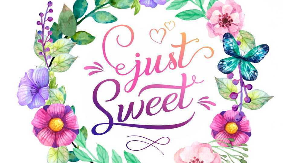 Just Sweet Script Font › Fontesk