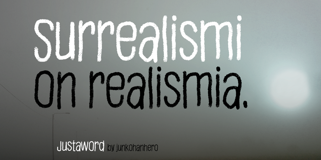 Justaword Font