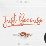 Justbecause Script Font