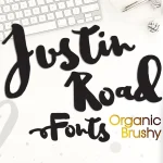 Justin Road Font