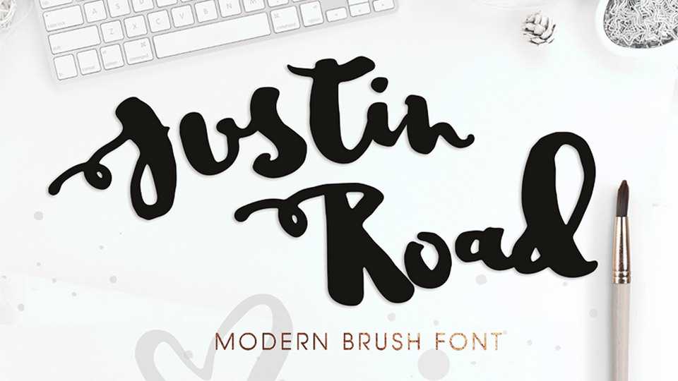 Justin Road Font › Fontesk
