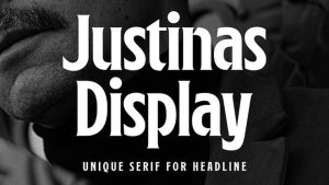 Justinas Display Font › Fontesk