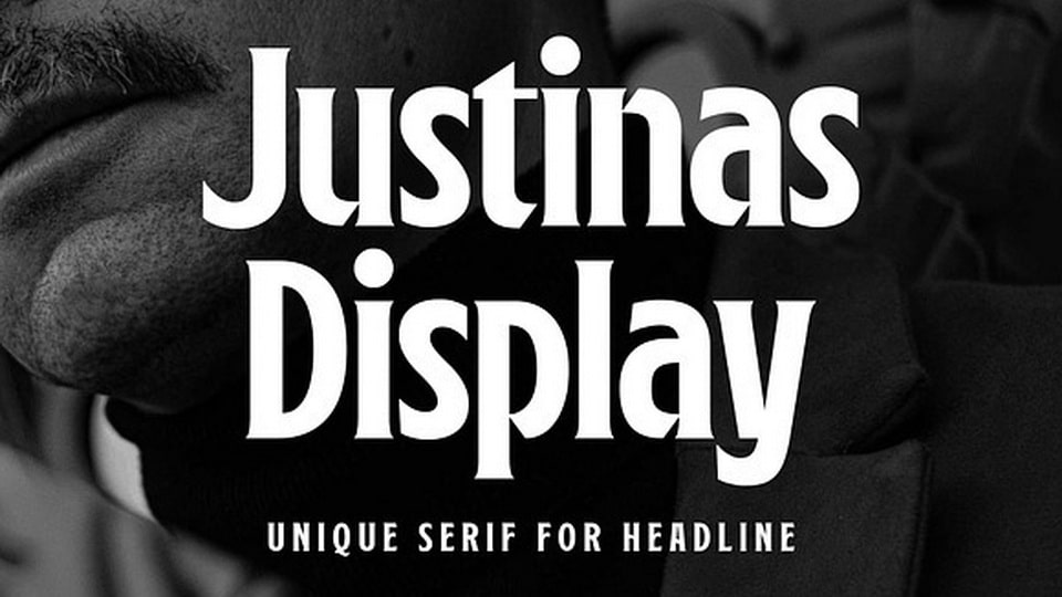 Justinas Display Font › Fontesk