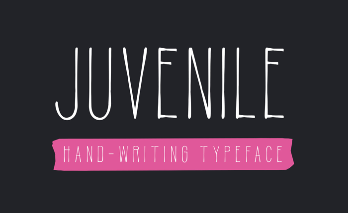 Juvenile Typeface