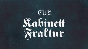 Kabinett Fraktur Font Family › Fontesk
